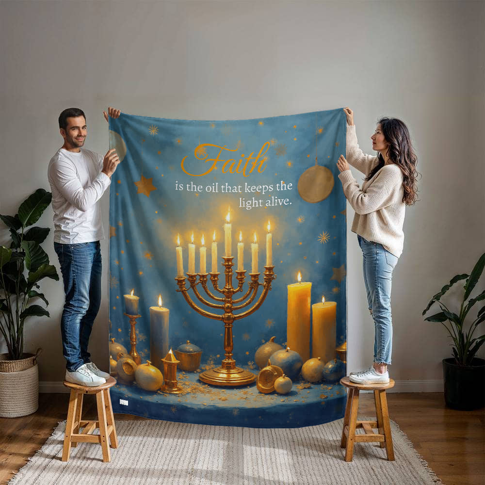 Faith is the oil that keeps the light alive.