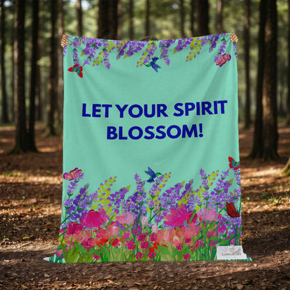 Let Your Spirit Blossom! Blanket