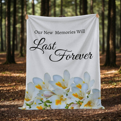 Our New Memories Will Last Forever - (White - wedding, engagement, anniversaries)