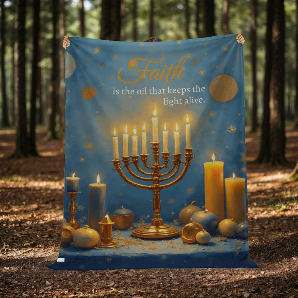 Faith is the oil that keeps the light alive.