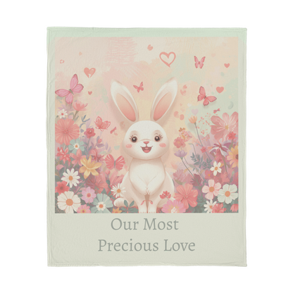Our Most Precious Love - Baby Jersey Fleece Blanket