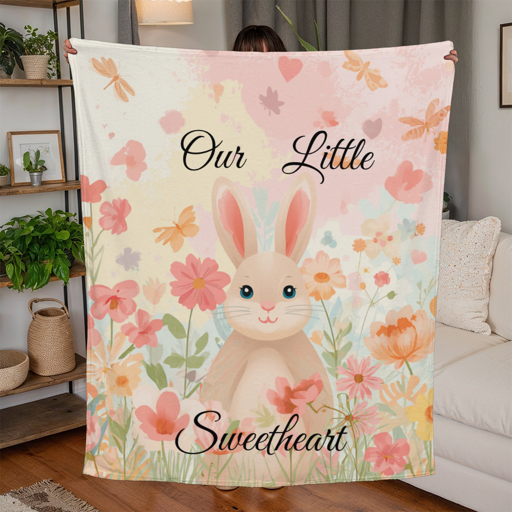 Our Little Sweetheart baby blanket