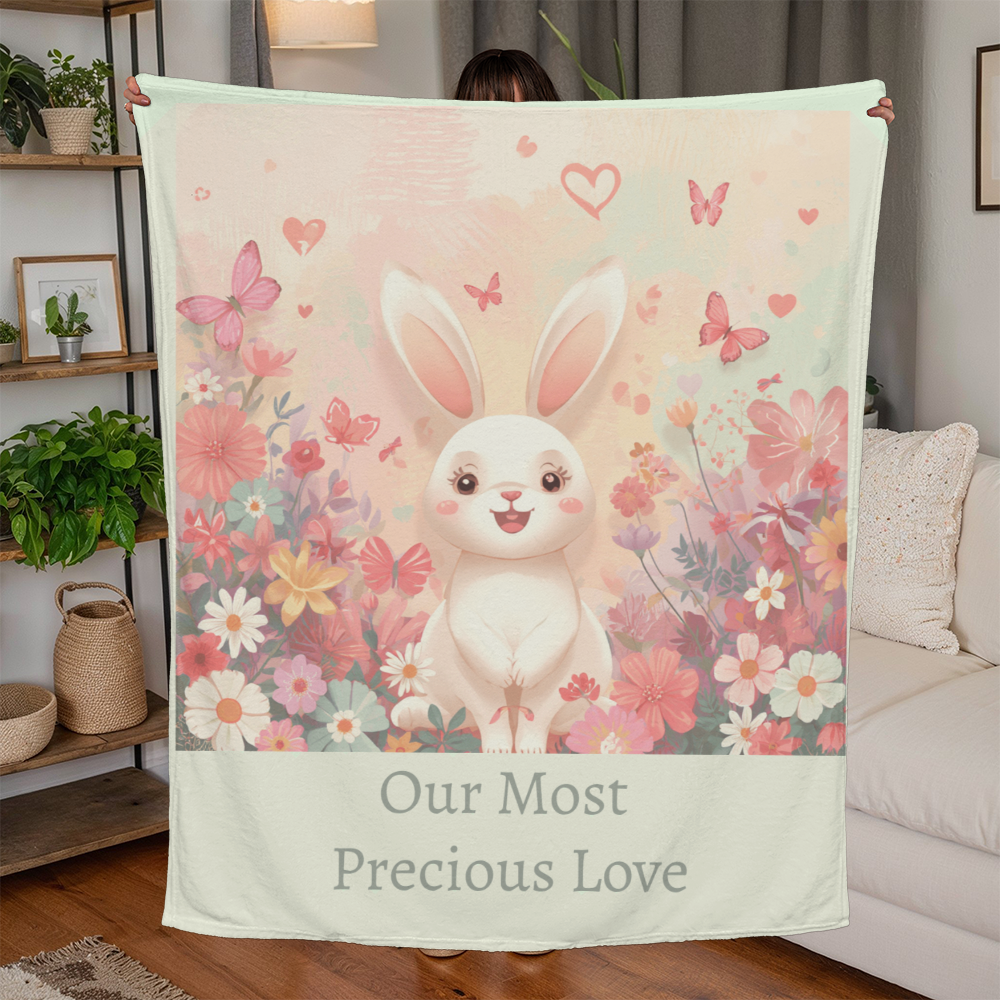 Our Most Precious Love - Baby Jersey Fleece Blanket
