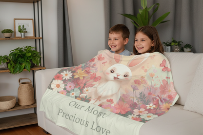 Our Most Precious Love - Baby Jersey Fleece Blanket