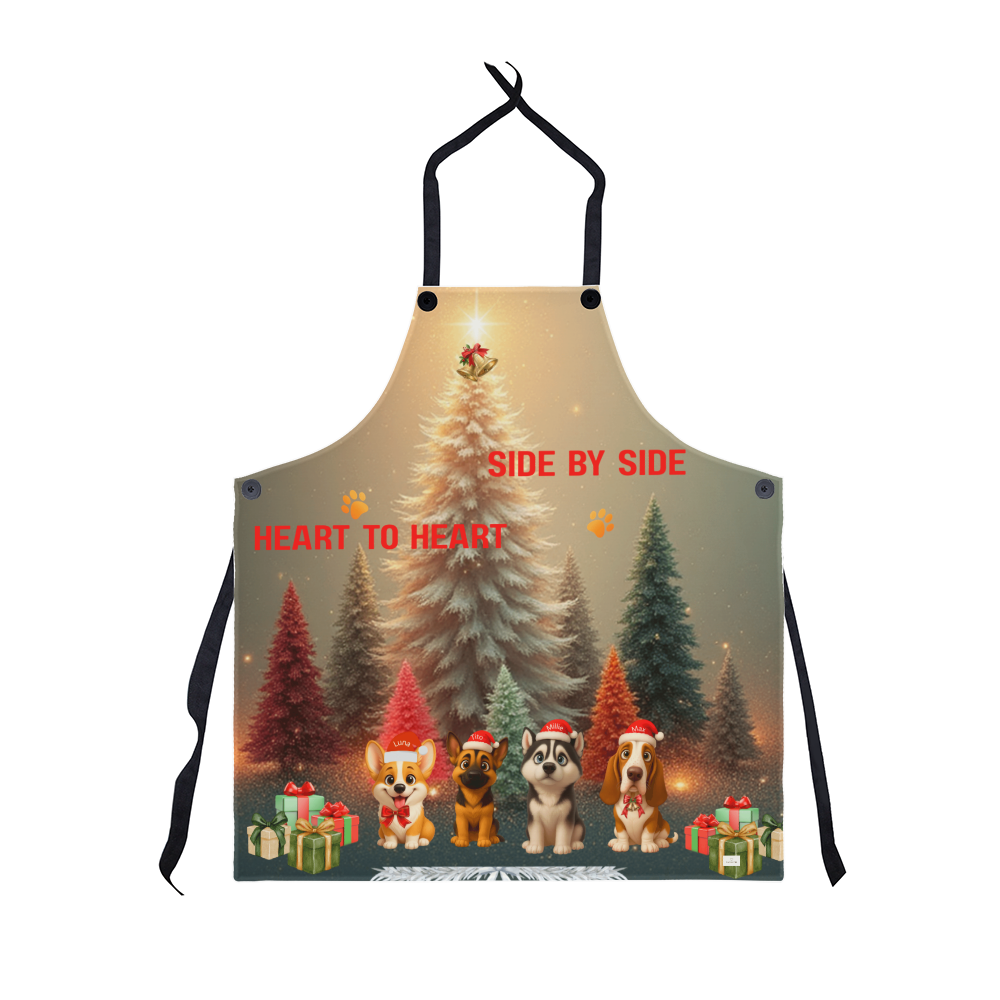 Side by Side. Heart to Heart. Personalized Premium Apron