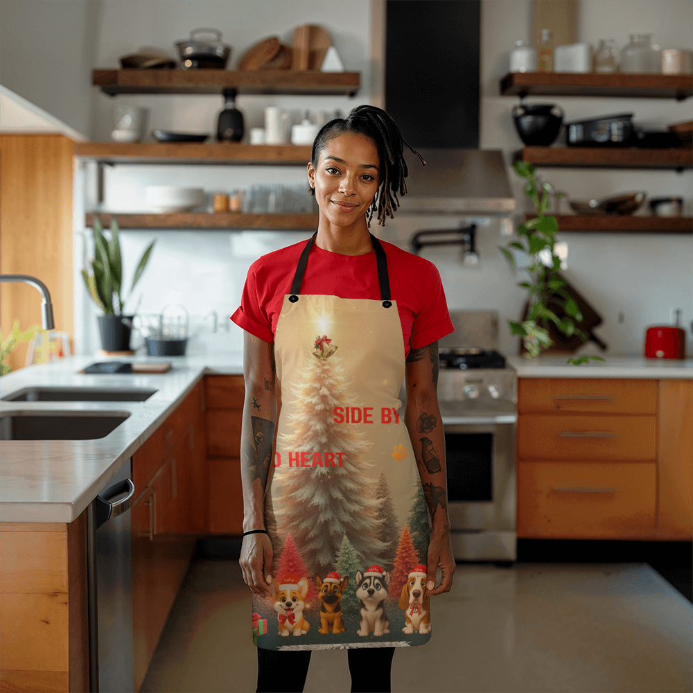 Side by Side. Heart to Heart. Personalized Premium Apron
