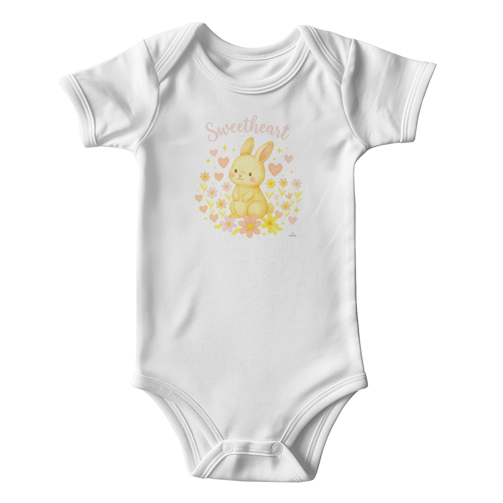 Sweetheart Bunny – Newborn Bodysuit