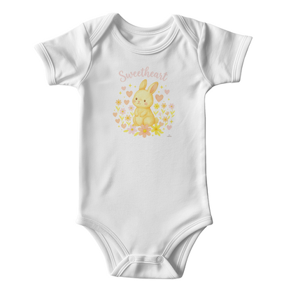 Sweetheart Bunny – Newborn Bodysuit