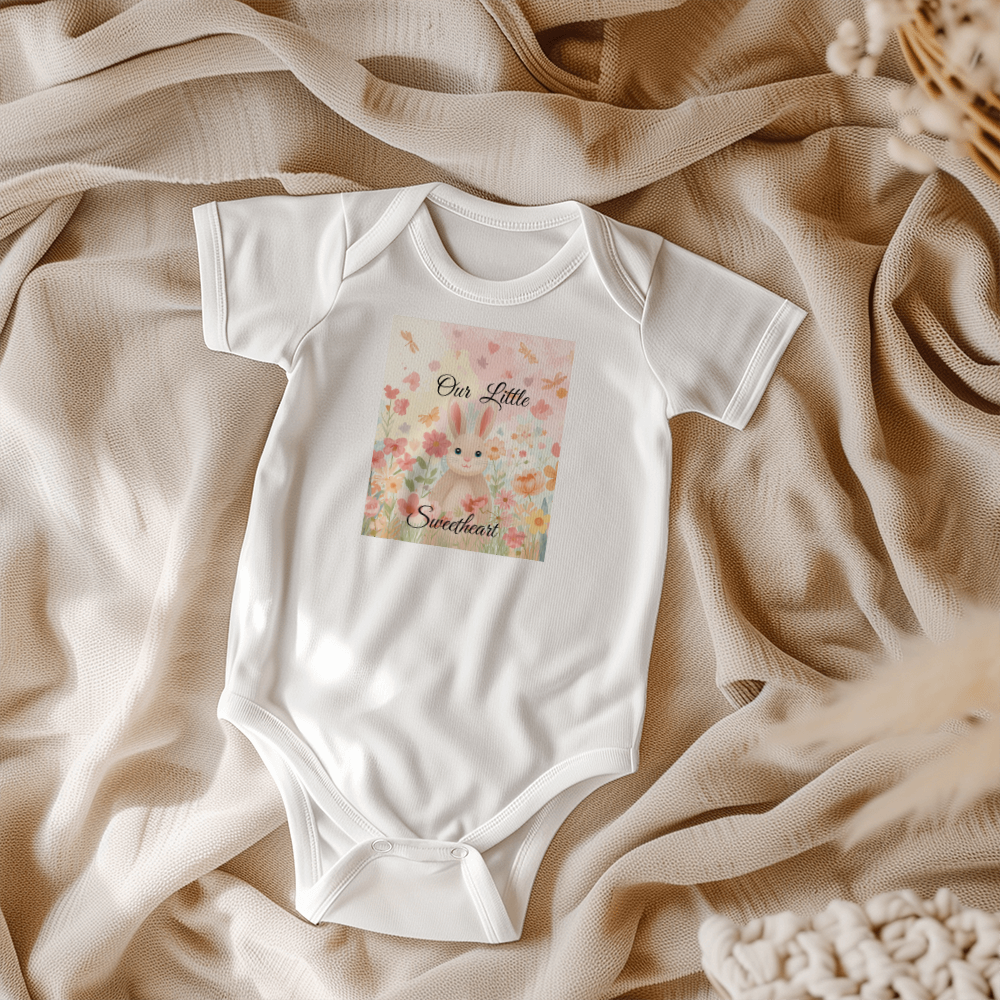 Our Little Sweetheart - Bunny Baby Bodysuit