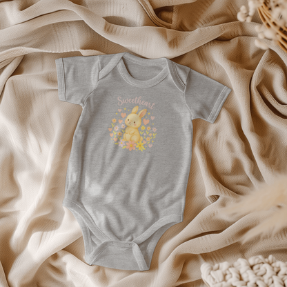 Sweetheart Bunny – Newborn Bodysuit