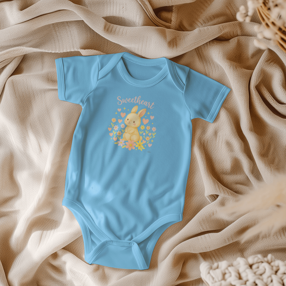 Sweetheart Bunny – Newborn Bodysuit