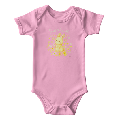 Sweetheart Bunny – Newborn Bodysuit