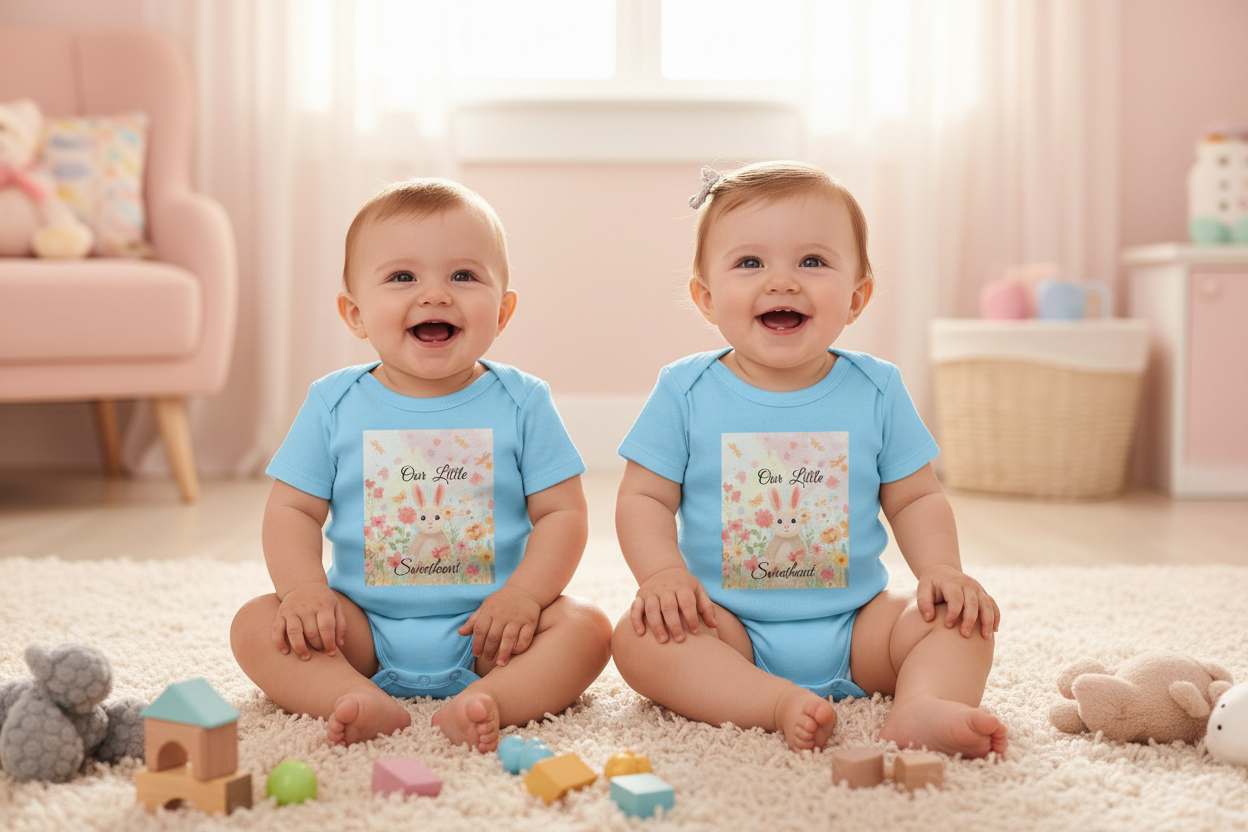 Our Little Sweetheart - Bunny Baby Bodysuit
