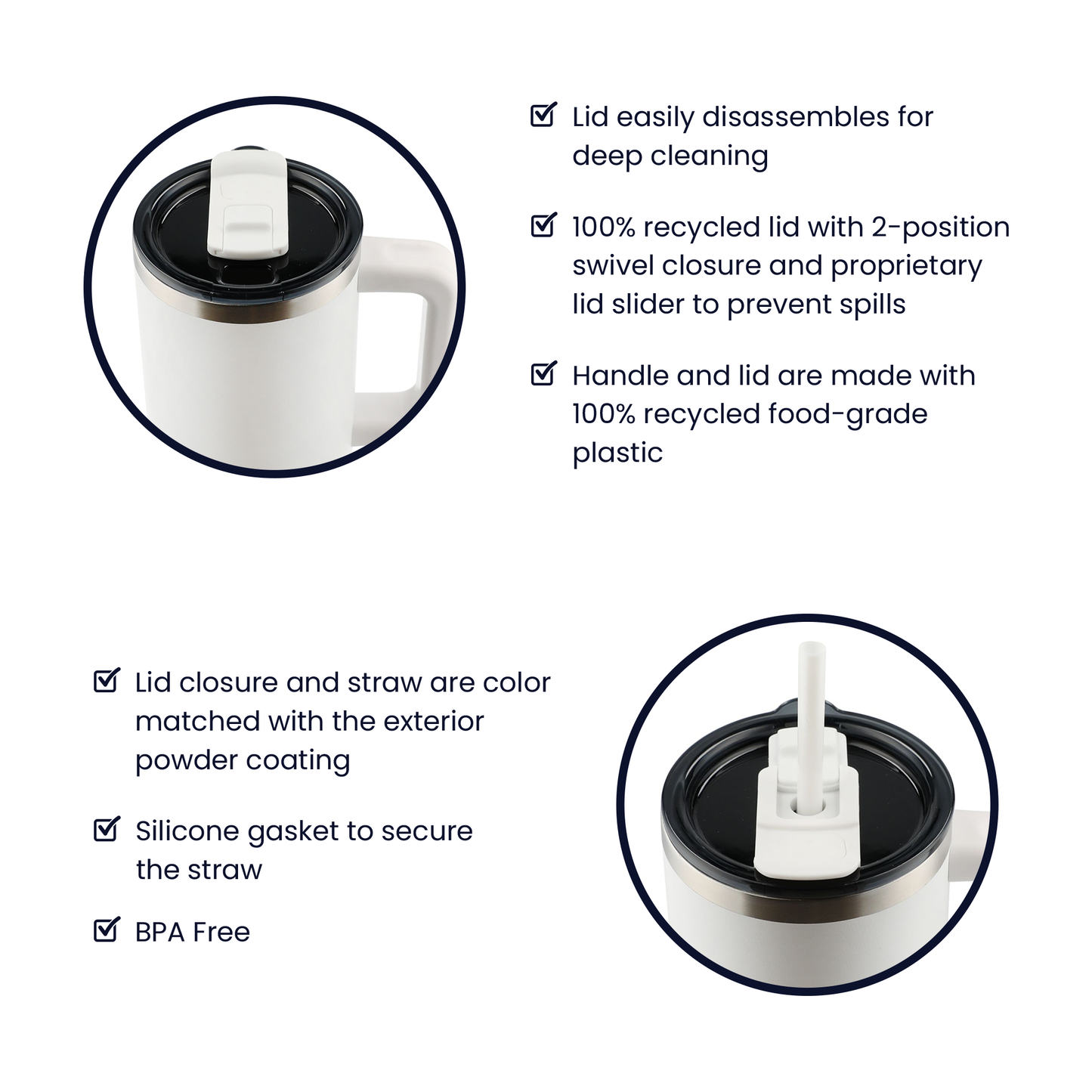 Side by Side. Heart to Heart. Pinacle 40 oz Tumber