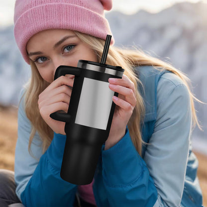 Side by Side. Heart to Heart. Pinacle 40 oz Tumber