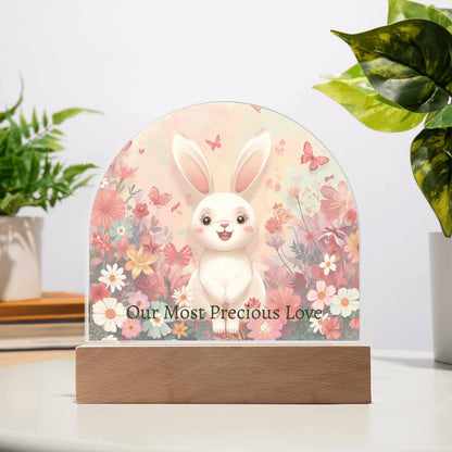 Our Most Precious Love - Glow Dome Acrylic Plaque Night Light