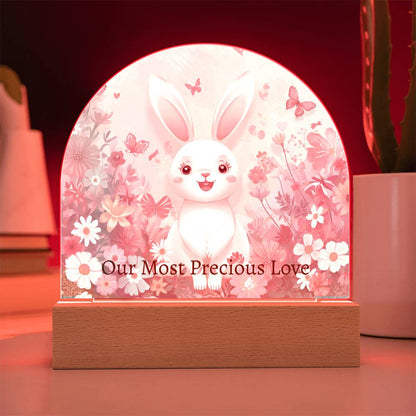 Our Most Precious Love - Glow Dome Acrylic Plaque Night Light