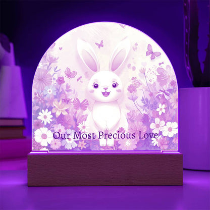 Our Most Precious Love - Glow Dome Acrylic Plaque Night Light