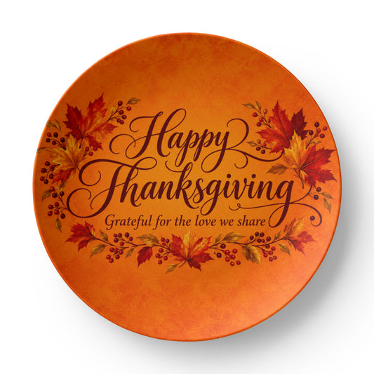 Grateful Hearts - Thanksgiving Plate