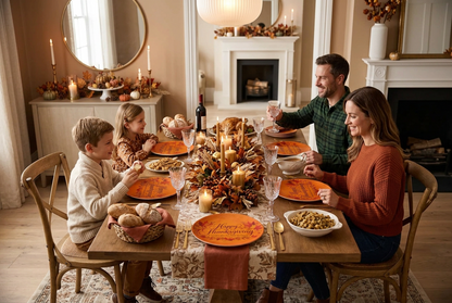 Grateful Hearts - Thanksgiving Plate