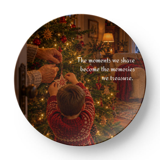 Treasured Moments - Christmas Plate
