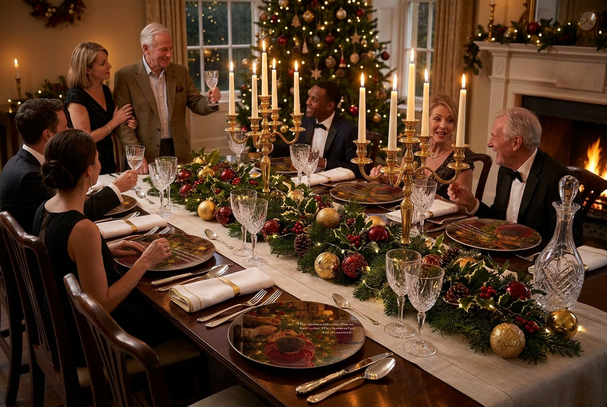 Treasured Moments - Christmas Plate