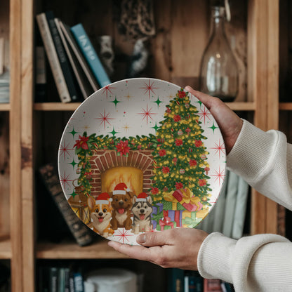 Dog's Christmas Plate