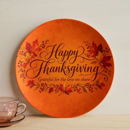 Grateful Hearts - Thanksgiving Plate