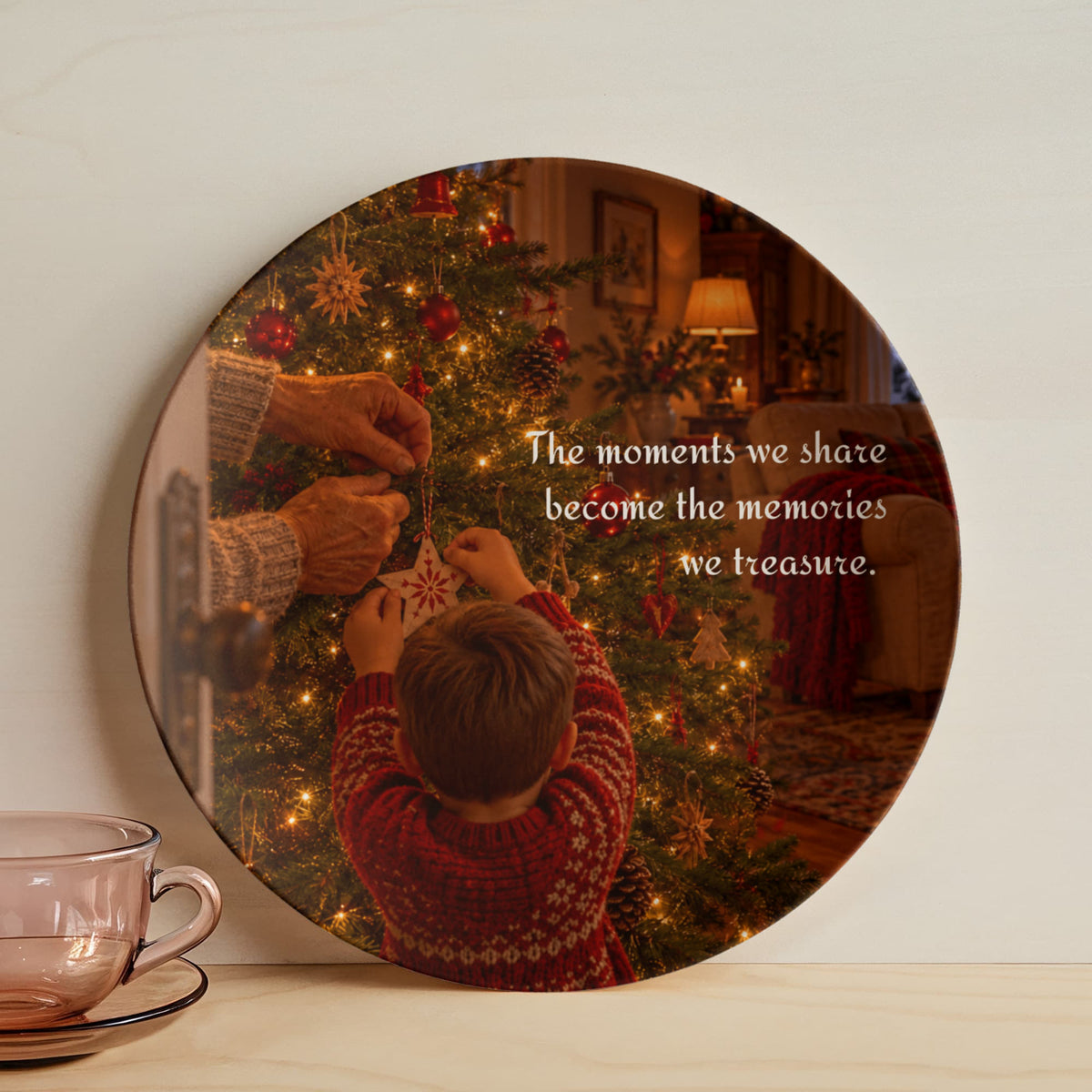 Treasured Moments - Christmas Plate