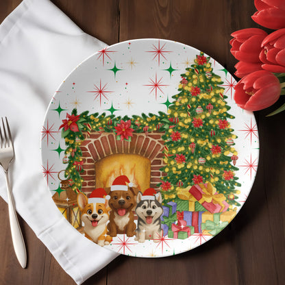 Dog's Christmas Plate