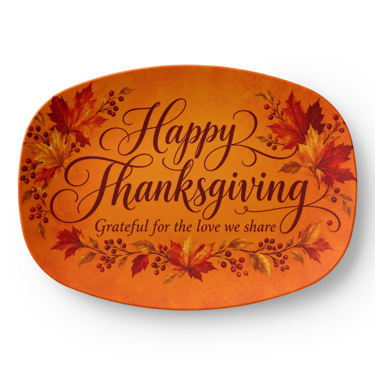 Grateful Hearts - Thanksgiving Serving Platter