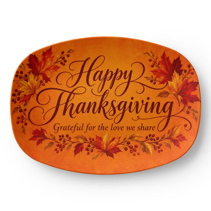 Grateful Hearts - Thanksgiving Serving Platter