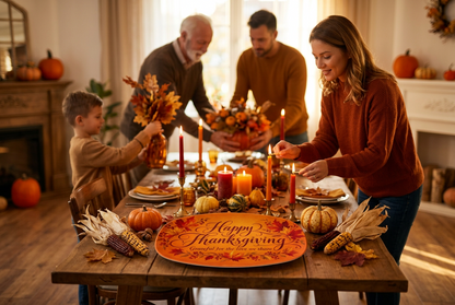 Grateful Hearts - Thanksgiving Serving Platter