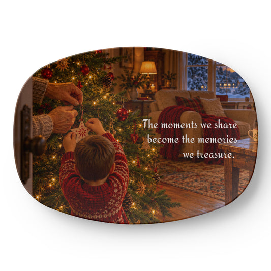 Treasured Moments - Christmas Serving Platter