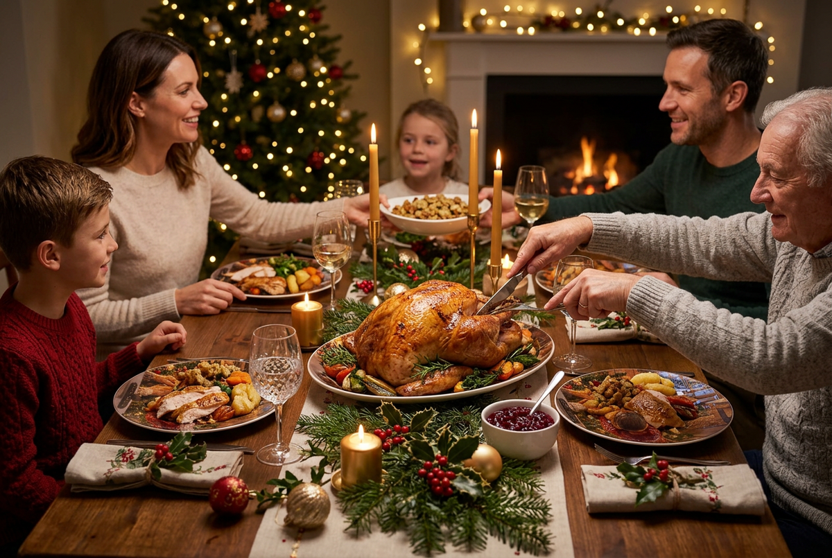 Treasured Moments - Christmas Serving Platter