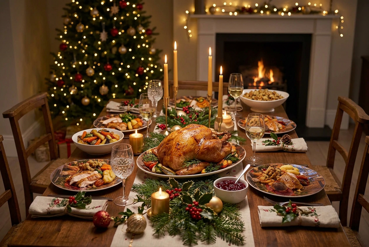 Treasured Moments - Christmas Serving Platter