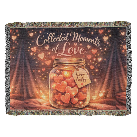 Collected Moments of Love – Woven Blanket