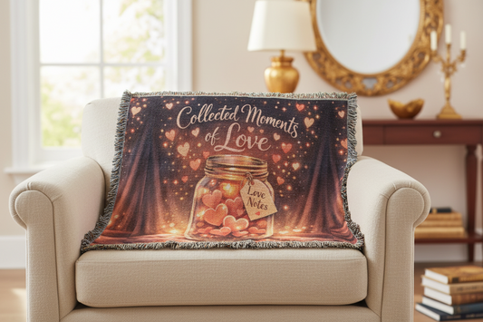Collected Moments of Love – Woven Blanket