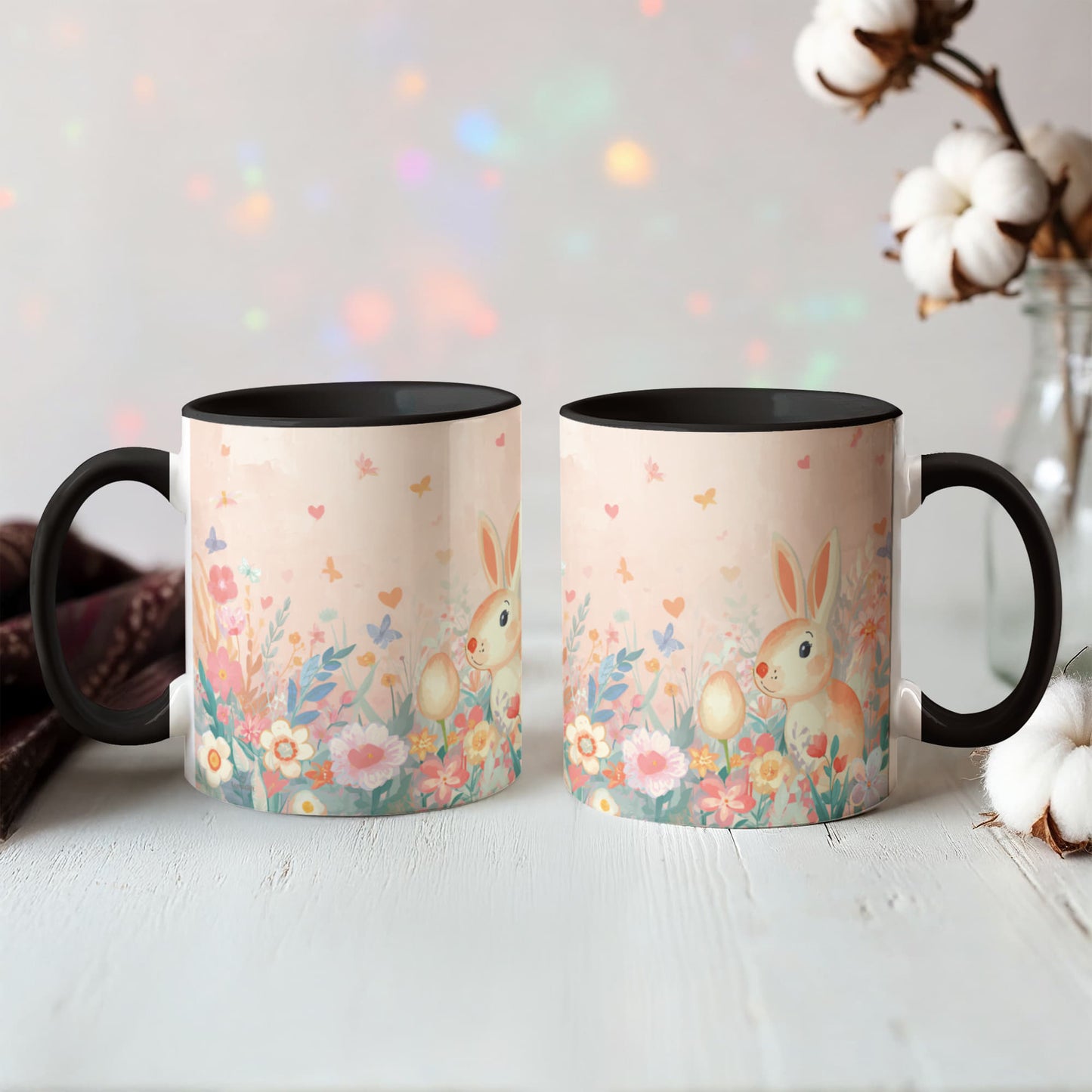 Easter Bunny Garden Mug – A Sweet Sip of Spring Love