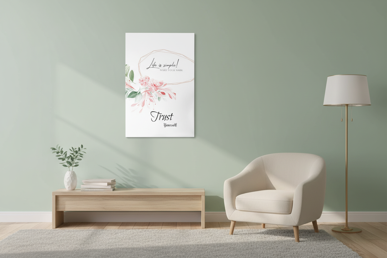 Trust in yourself  - canva