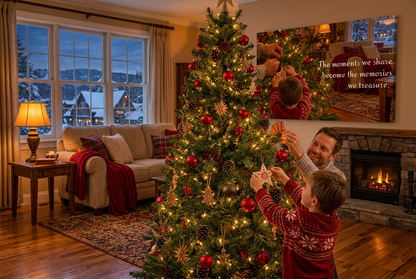 Treasured Moments — Christmas Canvas Wall Art
