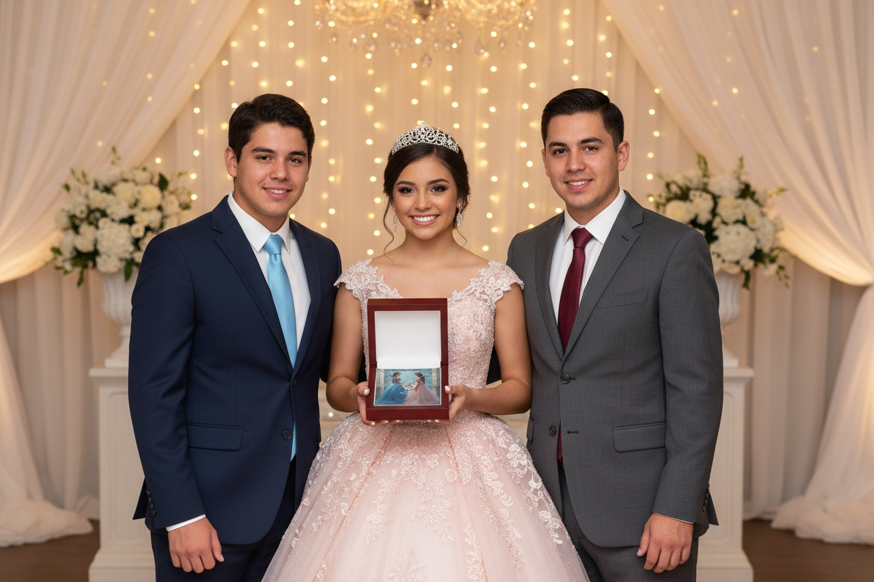 "Our Two Queens, Forever in Our Hearts" (Quinceañera)