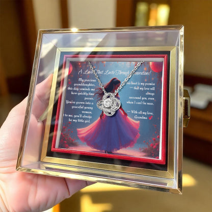 A Love That Lasts Through Generations – Quinceañera Knot Necklace from Grandma