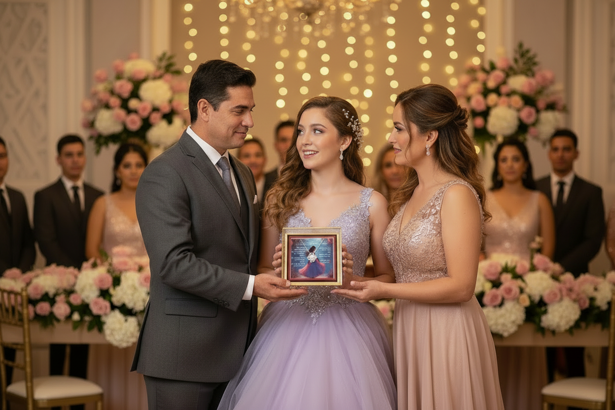 A Love That Lasts Through Generations – Quinceañera Knot Necklace from Grandma