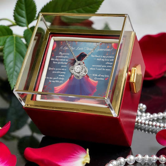 A Love That Lasts Through Generations – Quinceañera Knot Necklace from Grandma