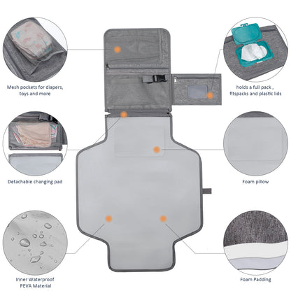 Compact Diaper Changing Kit