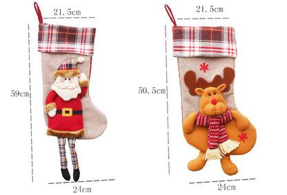 Festive Holiday Stocking Bags