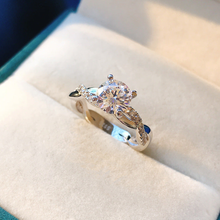 S925 Silver Celestial Wave Ring by Mujing