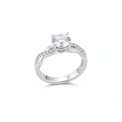 S925 Silver Celestial Wave Ring by Mujing