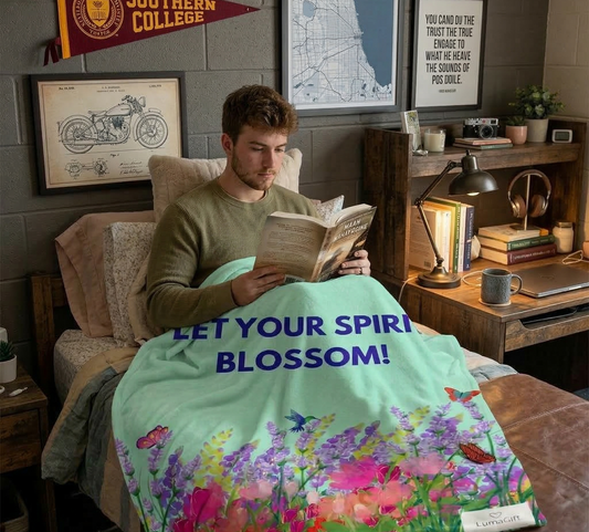 Let Your Spirit Blossom! Blanket